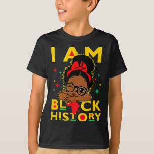 Soy Camisa De Historia Negra Para Niños Chicas Bla