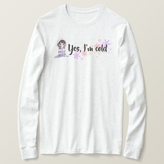 Soy camisa fría (Anverso del diseño)