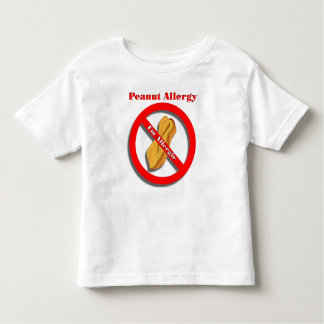 Soy camiseta alérgica de la alergia del cacahuete