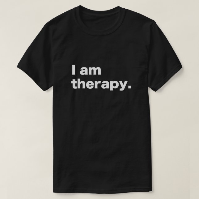 soy camiseta de terapia (Diseño del anverso)