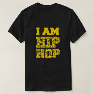 SOY camiseta del camuflaje de HIP HOP