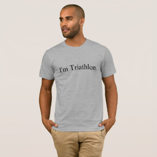 Soy camiseta del premio del Triathlon