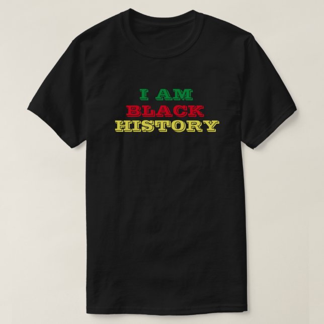 SOY Camiseta HISTORIA NEGRA (Diseño del anverso)