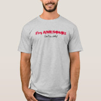 Soy camiseta impresionante