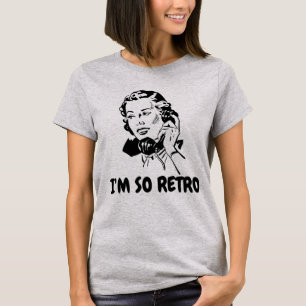 Soy camisetas de RETRO, graciosa ama de casa de lo