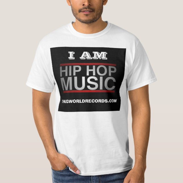Soy camisetas del swag del hip-hop (Anverso)