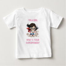 Soy Chica, ¿Cuál es tu camiseta bebé superpoderosa