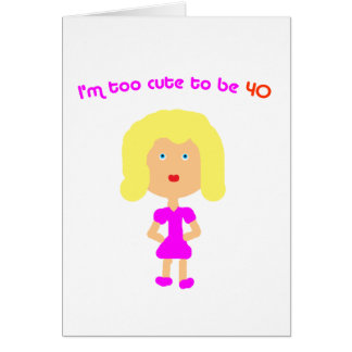 Soy demasiado lindo ser 40