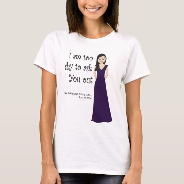 Soy demasiado tímido para pedirte una camiseta chi (Anverso)