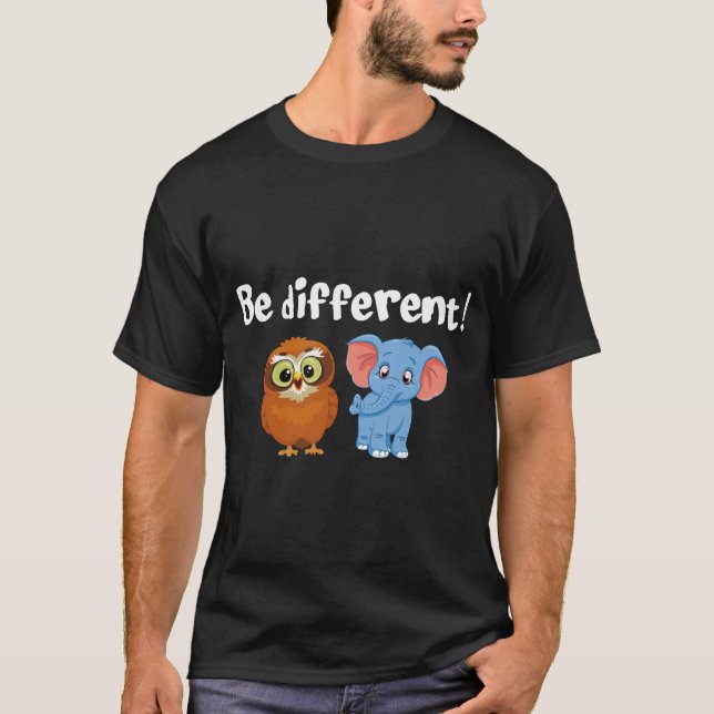Soy Diferente - Mantén Diferente Camiseta FuT (Anverso)