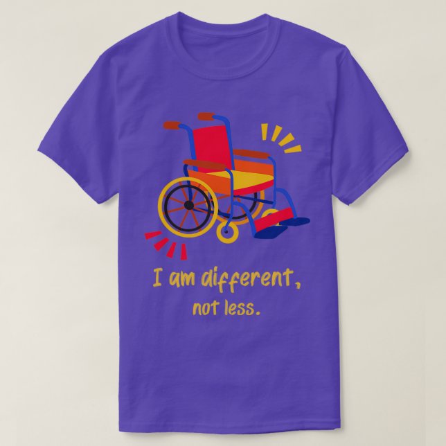 Soy Diferente No Menos Camisa (Diseño del anverso)