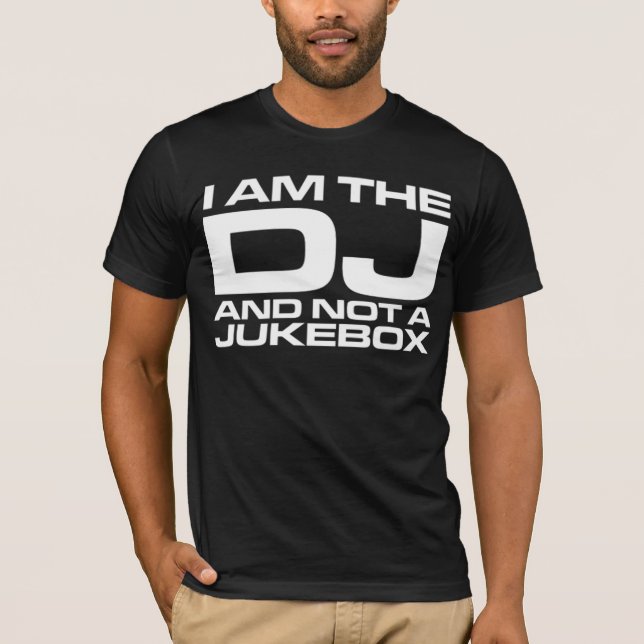 Soy DJ y no una máquina tocadiscos - camiseta (Anverso)