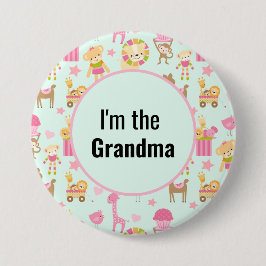 Soy el botón de patrón animal de la abuela