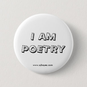 Soy el botón w/Website de la poesía