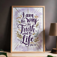 Soy el Camino la Verdad y la Vida Juan 14:6 Arte