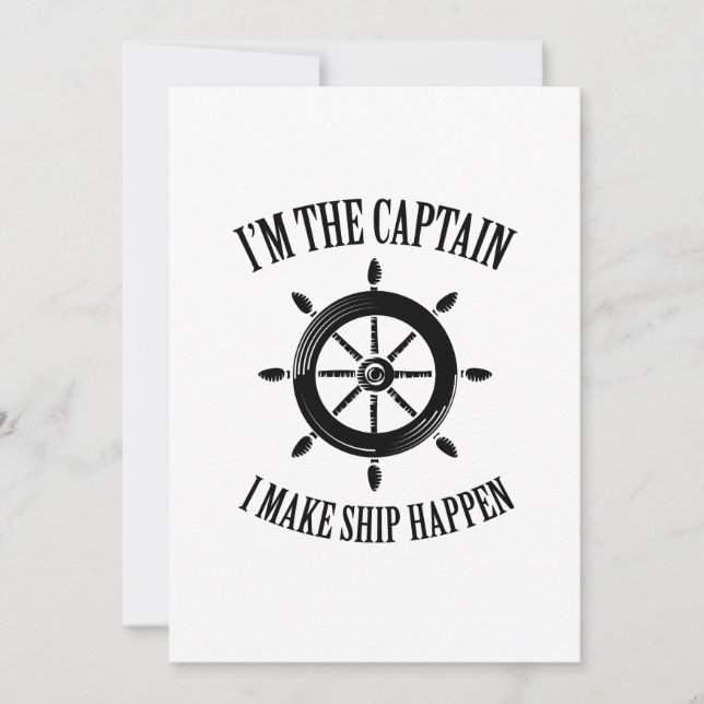 Soy El Capitán Que Hago Que El Barco Ocurra En Bar (Anverso)