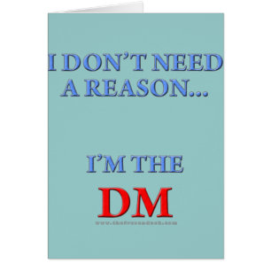 Soy el DM