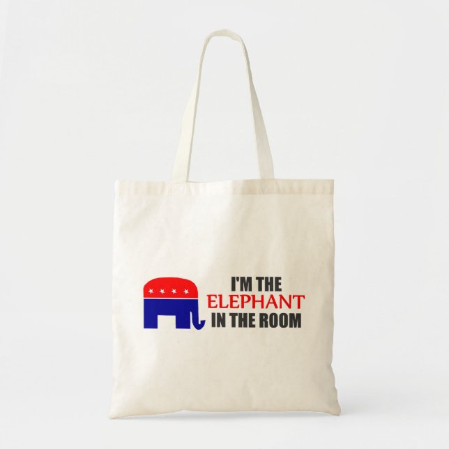 Soy el elefante en la bolsa de asas del sitio (Frente)