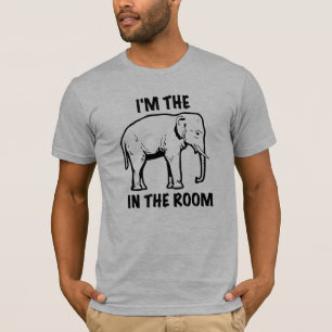 Soy EL ELEFANTE EN la camiseta gráfica del ~ del