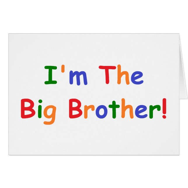 Soy el hermano mayor (Anverso (Horizontal))