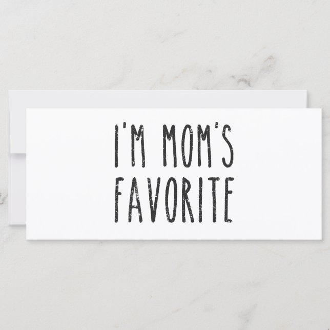 Soy el hijo favorito de mamá o la hija (Anverso)