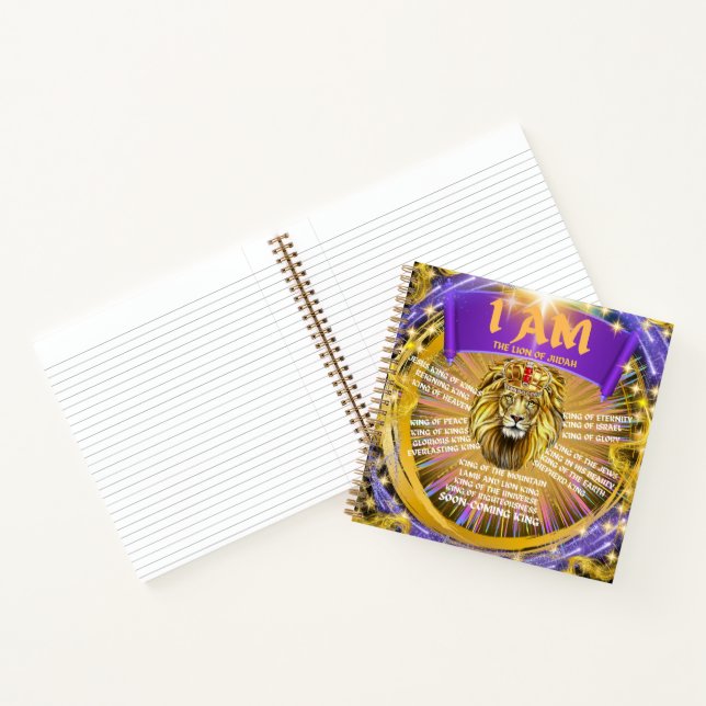 Soy El León Del Cuaderno Espiral De Judah (Interior)