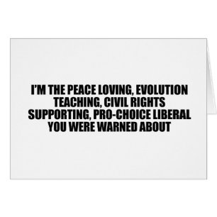 Soy el liberal que le advirtieron alrededor