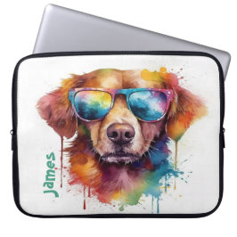"Soy el Más Genial" Funda para Portátil de Acuarel