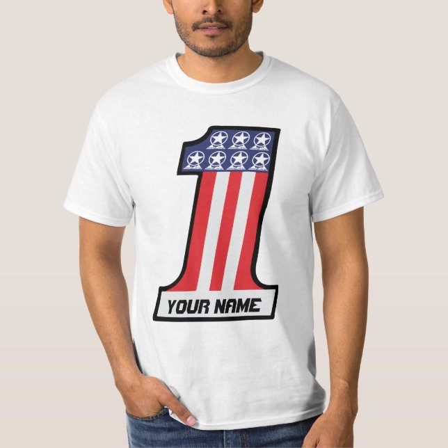 Soy el número uno #1 - camiseta personalizada (Anverso)