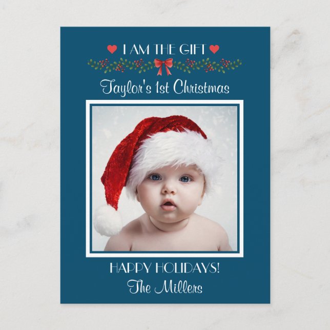 Soy el primer Navidad de regalos de Navidad para b (Anverso)