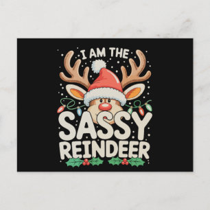 Soy El Reno Sassy De Navidad Familia Navidad