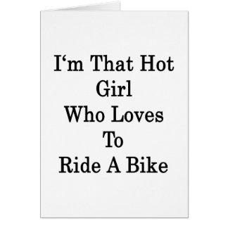 Soy ese Chica caliente que ama andar en bicicleta