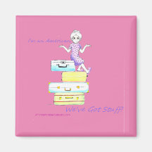 Soy estadounidense. ¡Tenemos Cosas! Imán