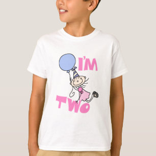 Soy figura camisetas de dos palillos del cumpleaño