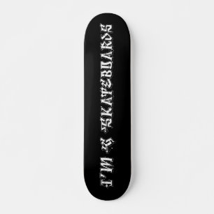 Soy G Skateboards (Degrassi Graffiti Font) - negro