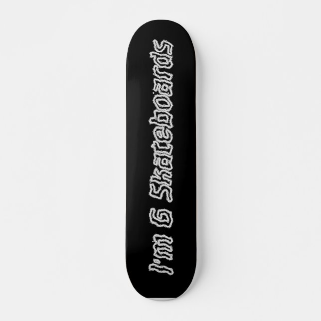 Soy G Skateboards - Guión Chalk (Anverso )