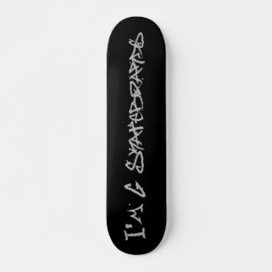Soy G Skateboards (Rufa Font) - negro/gris