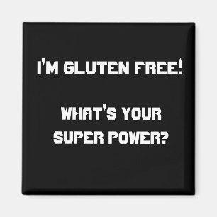 ¡Soy gluten libre! ¿, Cuál es su superpoder? Imán
