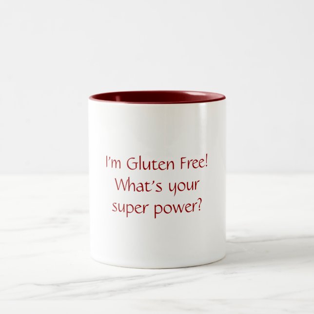 ¡Soy gluten libre! Cuál es su taza del superpoder (Centro)