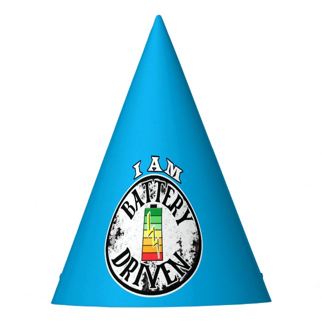 Soy gorra de fiesta con batería (Anverso)