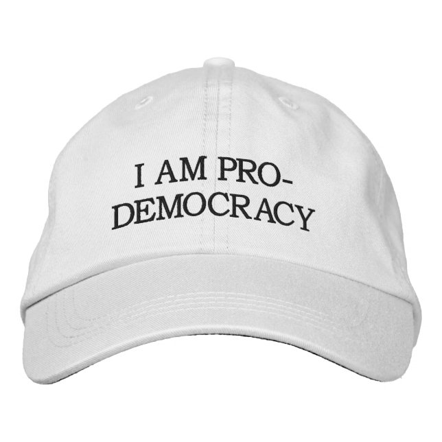 SOY GORRA PRO-DEMOCRACIA (Anverso)