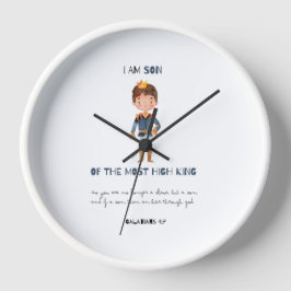 Soy Hijo Del Reloj Infantil De La Guardería Cute