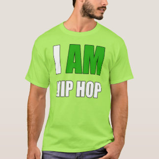 "SOY HIP HOP" CAMISETA LETRA VERDE
