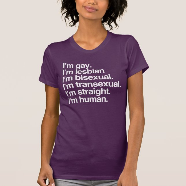 Soy humano como tú camiseta (Anverso)