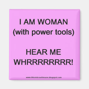 Soy imán de la mujer (con las herramientas