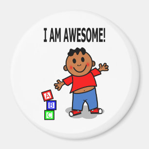 ¡SOY IMPRESIONANTE! Imán lindo del muchacho del