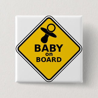 Soy insignia embarazada del botón del topetón del