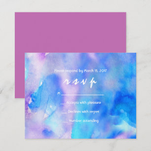 SOY Invitación BLUE WATERCOLOR Bat Mitzvah