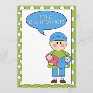 soy invitación de un hermano mayor (gemelos chica/