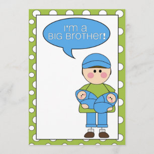 soy invitación de un hermano mayor (hermanos gemel